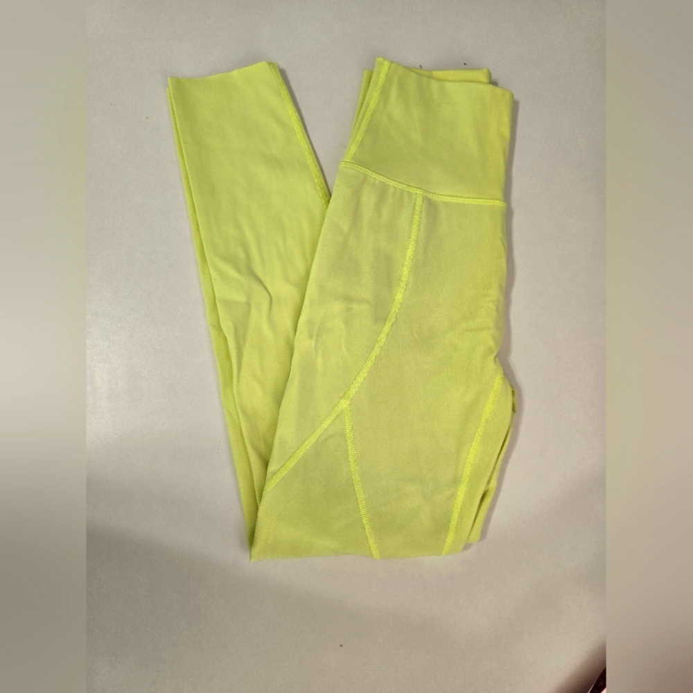 AERIE neon yellow leggings